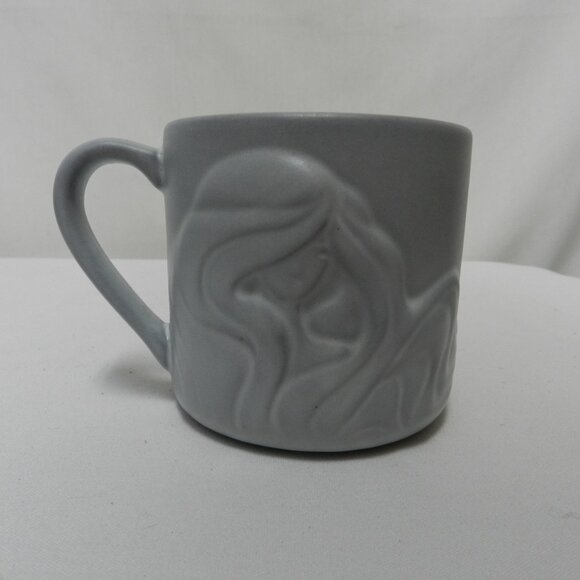 Starbucks 2016 Siren Mug Since '71 Logo Gray Matte Raised Mermaid micro dish - Picture 1 of 9